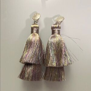 Elegant Multicolor Tassel Earrings